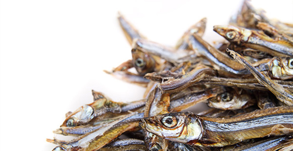 dried fish piled on a white background ideal for 8 healthy meals or snacks